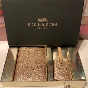 Coach Luggage Tag & Passport Cover NEW